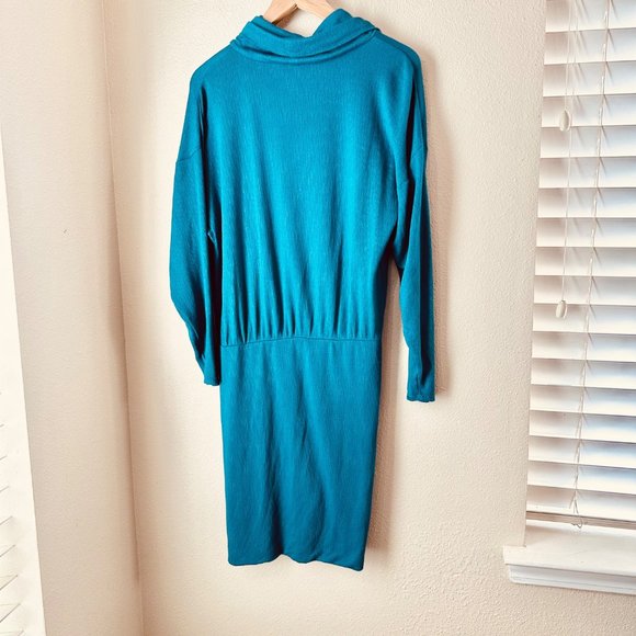 Free People Sundown Cowl Neck Ruched Mini Dress Size Small - Picture 4 of 16